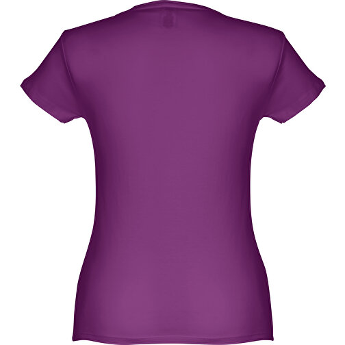THC SOFIA. Tailliertes Damen-T-Shirt , lila, 100% Baumwolle, S, 60,00cm x 41,00cm (Länge x Breite), Bild 2