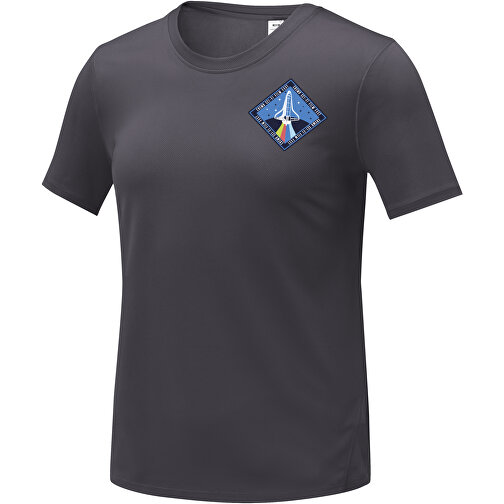 Kratos Cool Fit T-Shirt Für Damen , storm grey, Mesh    100% Polyester, 105 g/m2, S, , Bild 2