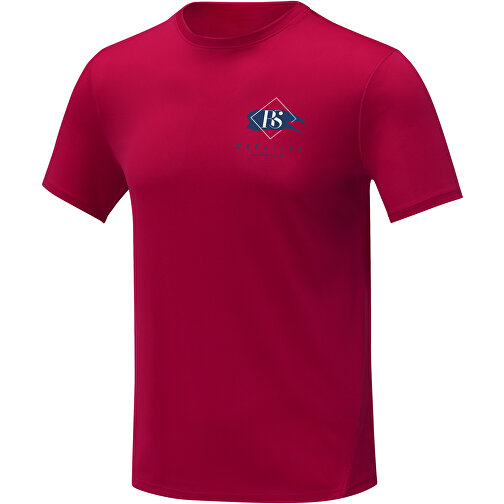 Kratos Cool Fit T-Shirt Für Herren , rot, Mesh mit Cool Fit Finish 100% Polyester, 105 g/m2, 5XL, , Bild 2