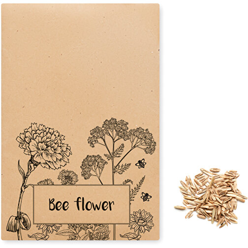 Seedlopebee , beige, Papier, 10,50cm x 6,50cm (Länge x Breite), Bild 1