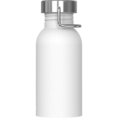 Wasserflasche Skyler 500ml , weiss, Edelstahl & PP, 16,80cm (Höhe), Bild 1