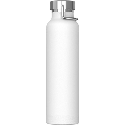 Isolierflasche Skyler 650ml , weiss, Edelstahl & PP, 24,70cm (Höhe), Bild 1
