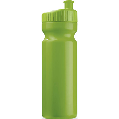 Sportflasche Design 750ml , hellgrün, LDPE & PP, 24,80cm (Höhe), Bild 1