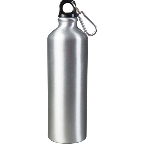 Botella de agua de aluminio con mosquetón 750ml, Imagen 1