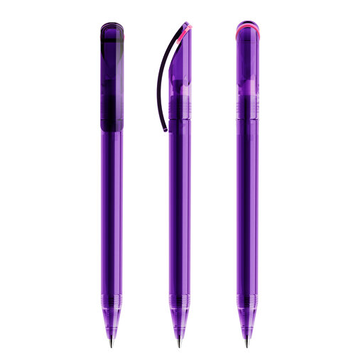 Prodir DS3 TTT Twist Kugelschreiber , Prodir, violett / pink, Kunststoff, 13,80cm x 1,50cm (Länge x Breite), Bild 4