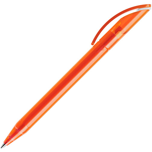 Prodir DS3 TFF Twist Kugelschreiber , Prodir, orange / weiss, Kunststoff, 13,80cm x 1,50cm (Länge x Breite), Bild 2