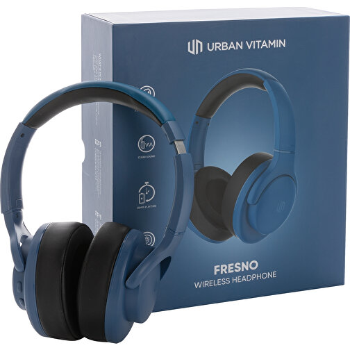 Urban Vitamin Fresno Wireless Kopfhörer, Blau , blau, ABS, 16,50cm x 18,90cm (Länge x Höhe), Bild 15