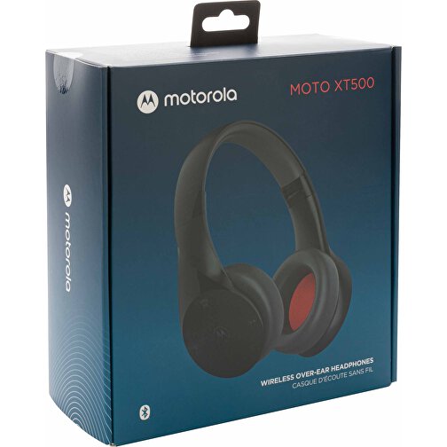 Motorola MOTO XT500 Wireless Over Ear Headphone, Schwarz , schwarz, ABS, 19,50cm x 20,00cm (Länge x Höhe), Bild 7
