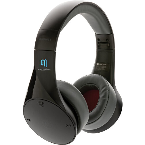 Motorola MOTO XT500 Wireless Over Ear Headphone, Schwarz , schwarz, ABS, 19,50cm x 20,00cm (Länge x Höhe), Bild 5