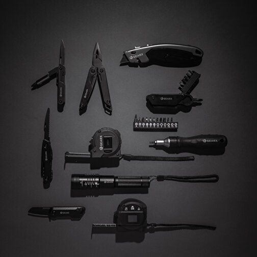 Gear X Multifunktions-Messer , schwarz, Edelstahl, 9,80cm x 1,70cm x 2,60cm (Länge x Höhe x Breite), Bild 12
