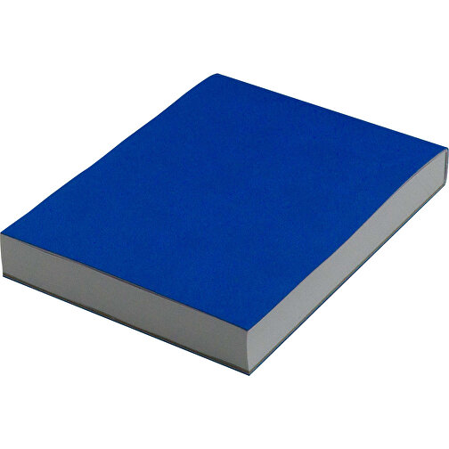 Notizbuch Mit 150 Blatt Recyclingpapier , blau, PU & Papier, 9,00cm x 12,50cm x 1,40cm (Länge x Höhe x Breite), Bild 1
