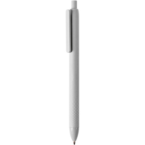 Kugelschreiber Papier/Mais (PLA) , weiss, PLA, 14,60cm (Höhe), Bild 1