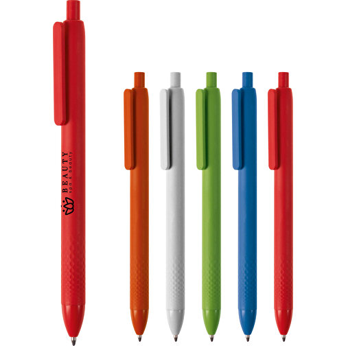 Kugelschreiber Papier/Mais (PLA) , weiss, PLA, 14,60cm (Höhe), Bild 4