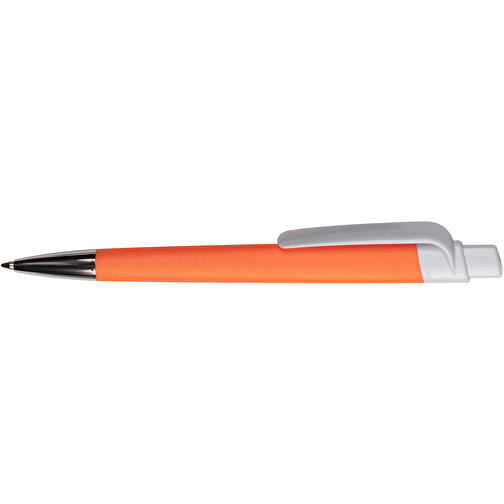 Kugelschreiber Prisma Mit NFC-Tag , orange / weiss, ABS, 14,50cm (Länge), Bild 3