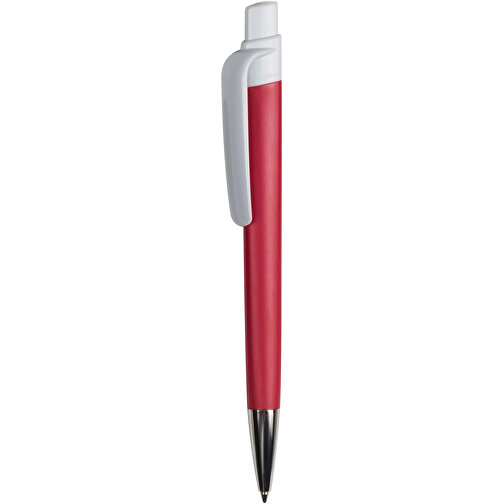 Kugelschreiber Prisma Mit NFC-Tag , rot / weiß, ABS, 14,50cm (Länge), Bild 1