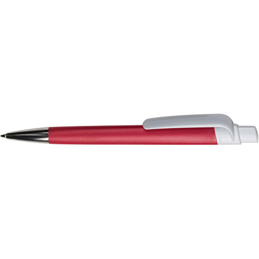 Kugelschreiber Prisma Mit NFC-Tag , rot / weiß, ABS, 14,50cm (Länge), Bild 3