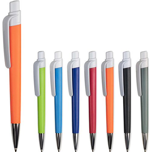 Kugelschreiber Prisma Mit NFC-Tag , rot / weiß, ABS, 14,50cm (Länge), Bild 4