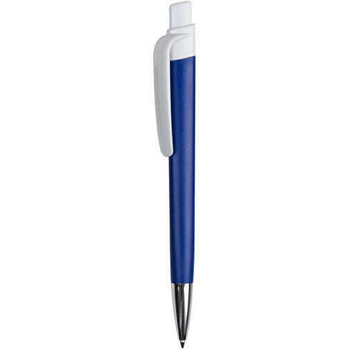 Kugelschreiber Prisma Mit NFC-Tag , dunkelblau / weiss, ABS, 14,50cm (Länge), Bild 1