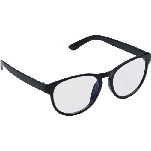 Blaulichtbrille , schwarz, PC, 14,00cm x 4,50cm x 14,50cm (Länge x Höhe x Breite), Bild 1