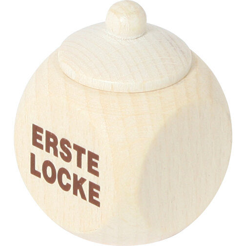 Erste-Locke-Dose , , 3,00cm x 4,50cm x 3,00cm (Länge x Höhe x Breite), Bild 1