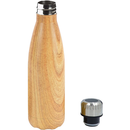 Botella térmica Swing Wood con indicación de temperatura 500ml, Imagen 2