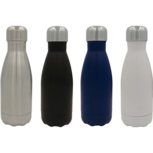 Isolierflasche Swing 260ml , weiß, Edelstahl & PP, 20,00cm (Höhe), Bild 3