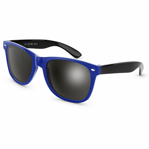 SunShine Glänzend - UV 400 , Promo Effects, blau/schwarz, Rahmen aus Polycarbonat und Glass aus AC, 14,50cm x 4,80cm x 15,00cm (Länge x Höhe x Breite), Bild 1