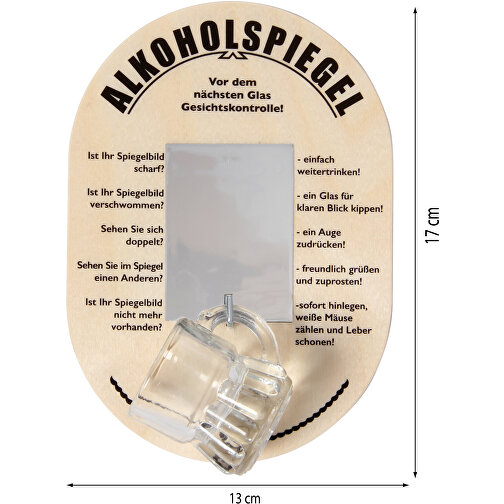 Alkoholspiegel , , 17,00cm x 5,00cm x 13,00cm (Länge x Höhe x Breite), Bild 3