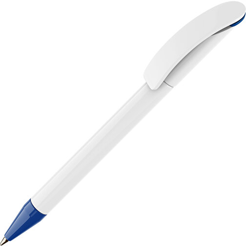 Prodir DS3 TPP Twist Kugelschreiber , Prodir, blau/weiß, Kunststoff, 13,80cm x 1,50cm (Länge x Breite), Bild 1