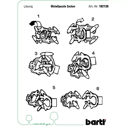 Puzzle en métal dentelé, Image 3