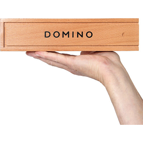 Domino i trækasse, 55 sten, Billede 3