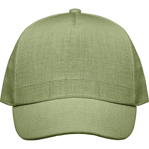 Naima Cap , grün, Hanfgewebe, 21,00cm x 11,00cm x 16,00cm (Länge x Höhe x Breite), Bild 2