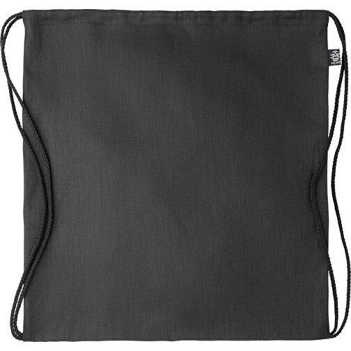 Naima Bag , schwarz, Hanfgewebe, 38,00cm x 42,00cm (Länge x Breite), Bild 2