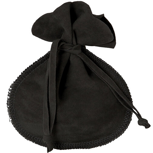 Taske ruskind look lille sort, Billede 1