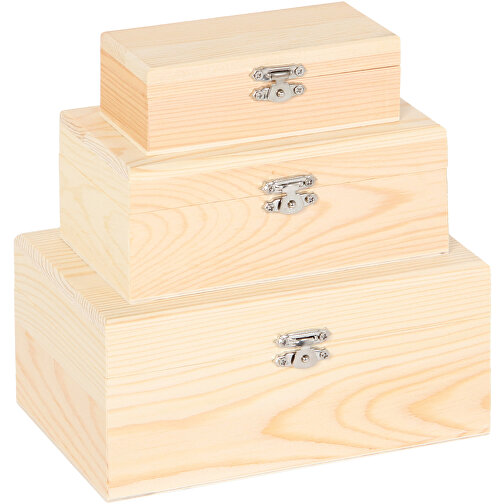 Set di scatole in legno (3), Immagine 1