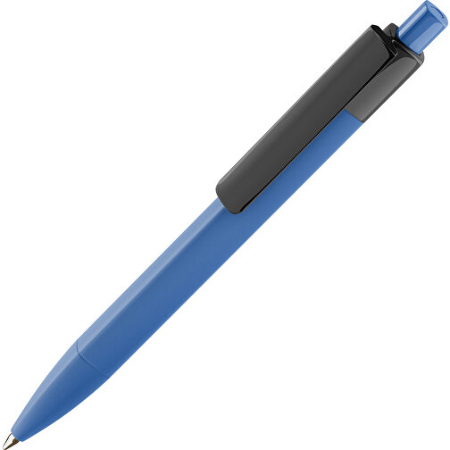 Prodir DS4 PMM Push Kugelschreiber , Prodir, true blue/schwarz, Kunststoff, 14,10cm x 1,40cm (Länge x Breite), Bild 1