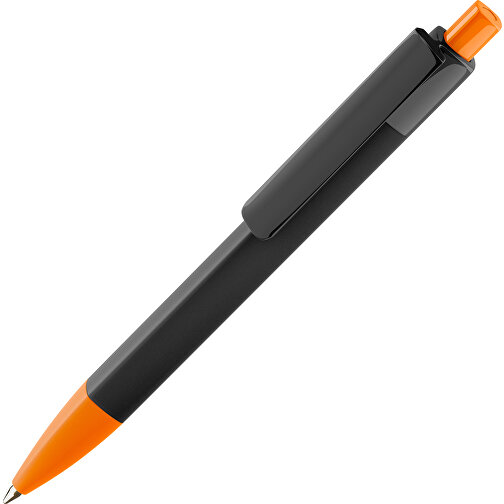 Prodir DS4 PMM Push Kugelschreiber , Prodir, orange/schwarz, Kunststoff, 14,10cm x 1,40cm (Länge x Breite), Bild 1