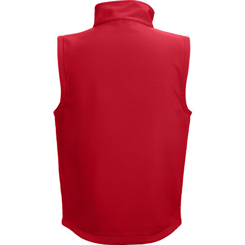 THC BAKU. Unisex Softshell-Weste , rot, Polyester, S, 69,00cm x 55,00cm (Länge x Breite), Bild 2