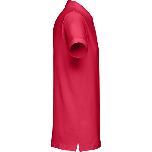 THC DHAKA. Herren Poloshirt , rot, 100% Baumwolle, XXL, 77,50cm x 61,00cm (Länge x Breite), Bild 3