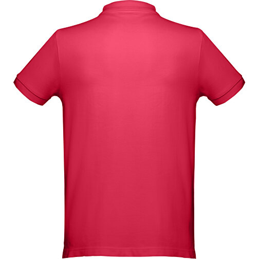 THC DHAKA. Herren Poloshirt , rot, 100% Baumwolle, S, 70,00cm x 46,00cm (Länge x Breite), Bild 2