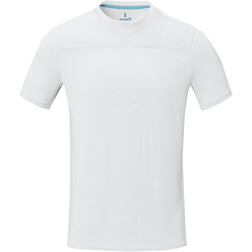 Borax Cool Fit T-Shirt Aus Recyceltem  GRS Material Für Herren , weiß, Mesh mit Cool Fit Finish 90% GRS zertifiziertes recyceltes Polyester, 10% Elastan, 160 g/m2, L, , Bild 3