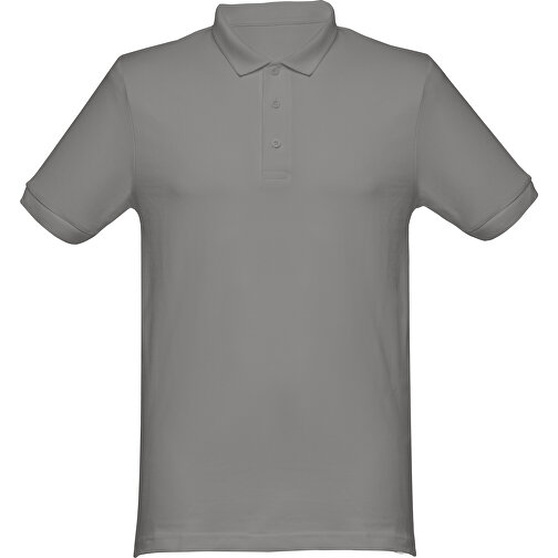 THC MONACO. Herren Poloshirt , grau, 100% Baumwolle, M, 72,00cm x 50,00cm (Länge x Breite), Bild 1