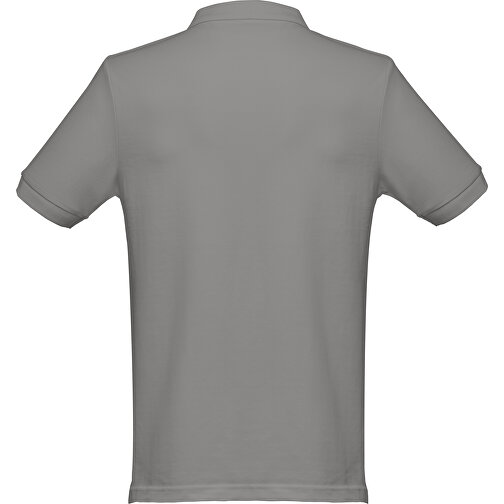 THC MONACO. Herren Poloshirt , grau, 100% Baumwolle, L, 74,00cm x 54,00cm (Länge x Breite), Bild 2