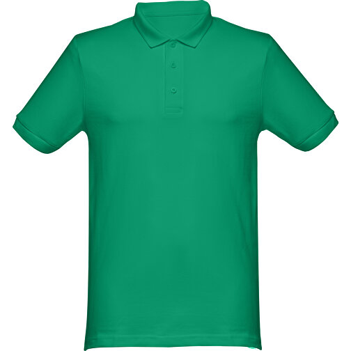 THC MONACO. Herren Poloshirt , grün, 100% Baumwolle, M, 72,00cm x 50,00cm (Länge x Breite), Bild 1