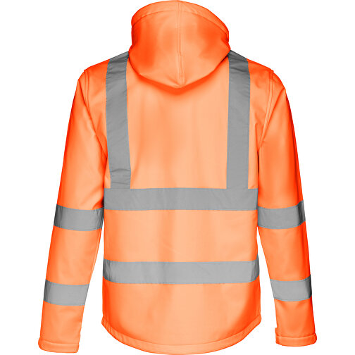 THC ZAGREB WORK. Softshell-Jacke Mit Hoher Sichtbarkeit (Unisex) , hexachrome orange, Polyester, L, 76,00cm x 60,00cm (Länge x Breite), Bild 2