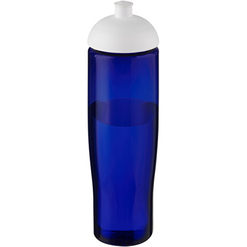 H2O Active® Eco Tempo 700 Ml Sportflasche Mit Stülpdeckel , weiss / blau, PCR Kunststoff, PP Kunststoff, 23,90cm (Höhe), Bild 1