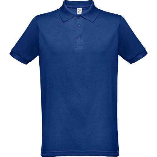 THC BERLIN. Kurzarm-Poloshirt Für Herren , königsblau, Baumwolle und Polyester, M, 72,00cm x 50,00cm (Länge x Breite), Bild 1