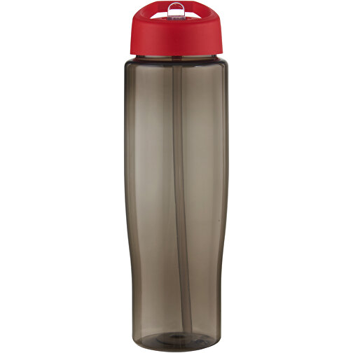 H2O Active® Eco Tempo 700 Ml Sportflasche Mit Ausgussdeckel , rot / kohle, PCR Kunststoff, PP Kunststoff, 23,40cm (Höhe), Bild 3