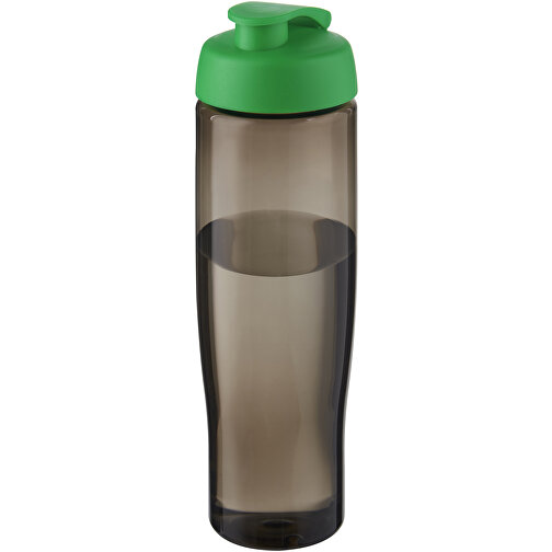 H2O Active® Eco Tempo 700 Ml Sportflasche Mit Klappdeckel , grün / kohle, PCR Kunststoff, PP Kunststoff, 23,70cm (Höhe), Bild 1