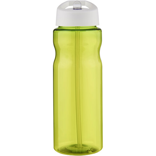 H2O Active® Base 650 Ml Sportflasche Mit Ausgussdeckel , limone / weiß, PET Kunststoff, 72% PP Kunststoff, 17% SAN Kunststoff, 11% PE Kunststoff, 21,80cm (Höhe), Bild 3